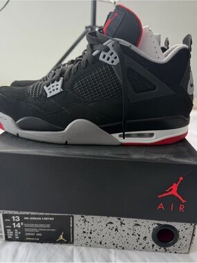Jordan Black/Red/Gray Retro Basketball Sneakers